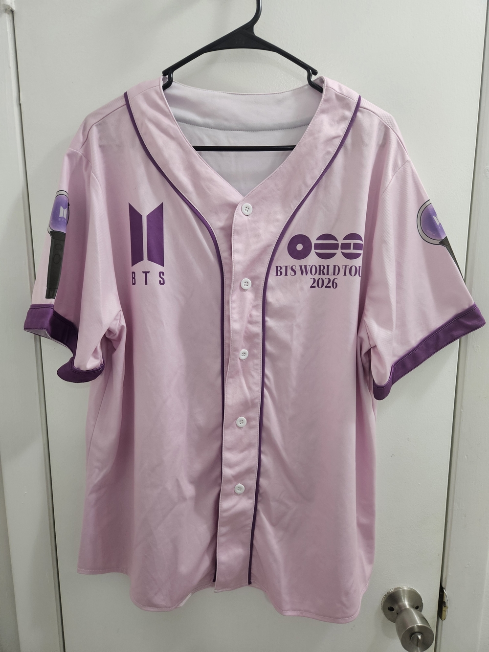 BTS World Tour 2026 Baseball Jersey